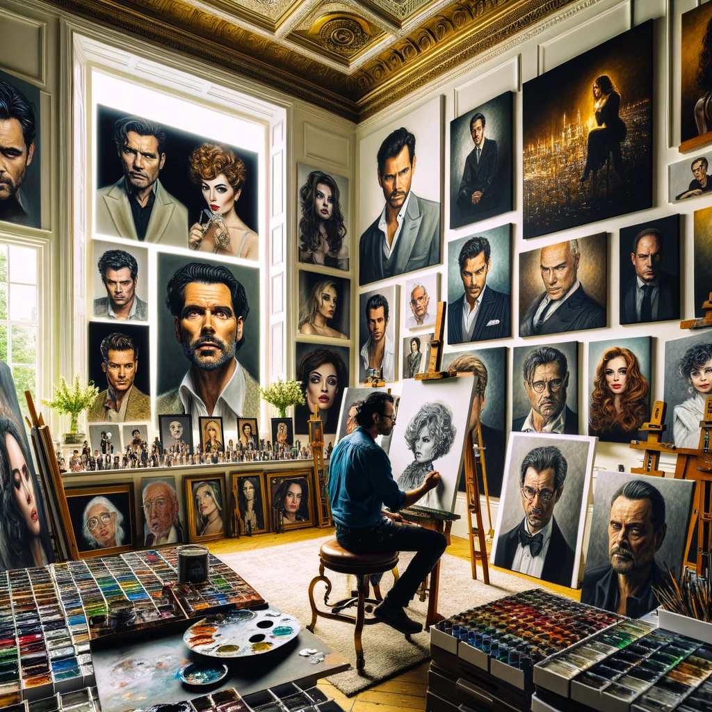 The Art of Celebrity Portraits: A Glimpse Behind the Lens